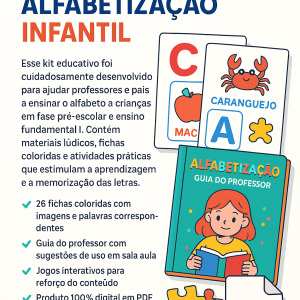 Kit Educativo de Alfabetização Infantil