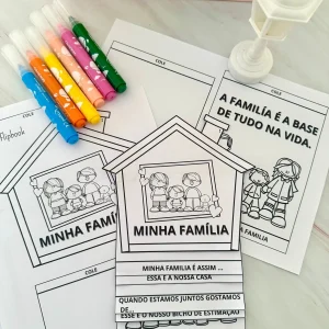Flipbook Minha Família - Pronto para Impressão