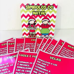 Caixa Símbolos do Natal – 14 Fichas Educativas para Sala de Aula