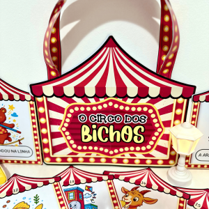 Sacola circo dos bichos
